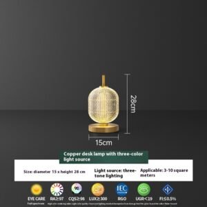 dda4df9e-0a11-4876-868e-48e1f2b568d3.jpg Lampe de Table en Acrylique Optique et Métal Doré