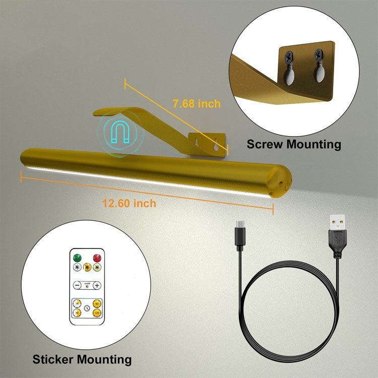 Applique Murale Minimaliste Dorée