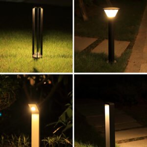 Élégant Lampadaire Solaire d'Extérieur