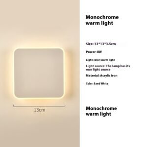 Élégante Applique LED Murale Minimaliste