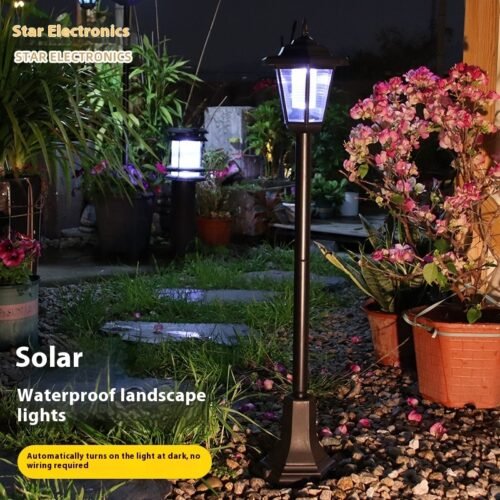 Lampadaire Solaire de Jardin Épuré