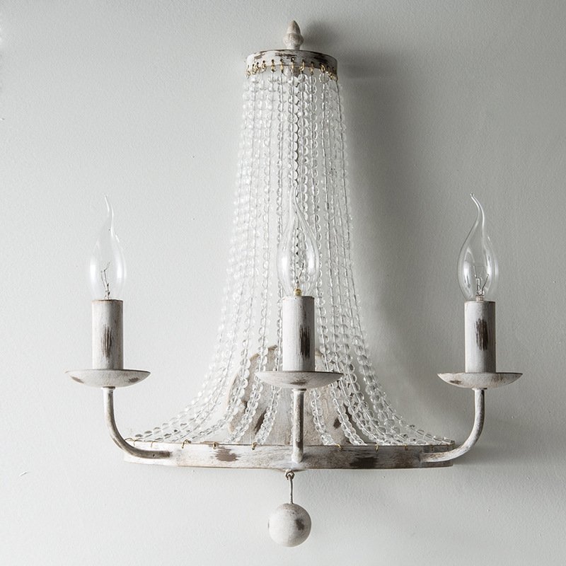 Applique Murale Cristal Vintage Élégante