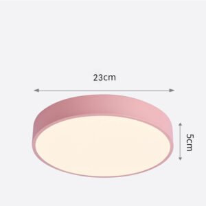 Plafonnier LED Minimaliste Noir