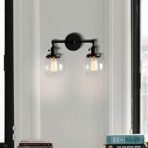 f89a3306-e077-4dc7-8e7d-0c9fe0fb386d.jpg Applique Murale en Laiton Noir et Verre Sphérique