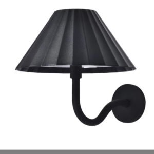 Applique Murale Métallique Marron Mat aux Lignes Épurées