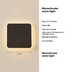 Élégante Applique LED Murale Minimaliste