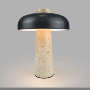 fb28ea39-c7bc-4c9a-abed-a0b03e679034.jpg Lampe de Table en Pierre Naturelle et Métal Noir