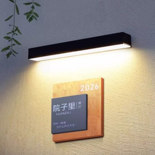 Applique Murale Solaire Minimaliste