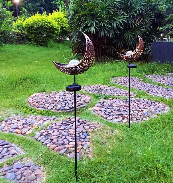 Lustre Solaire Moonlight en Métal Ajouré