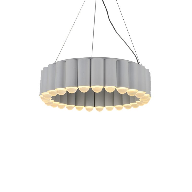 Lustre Nordic Circulaire en Laiton Brossé