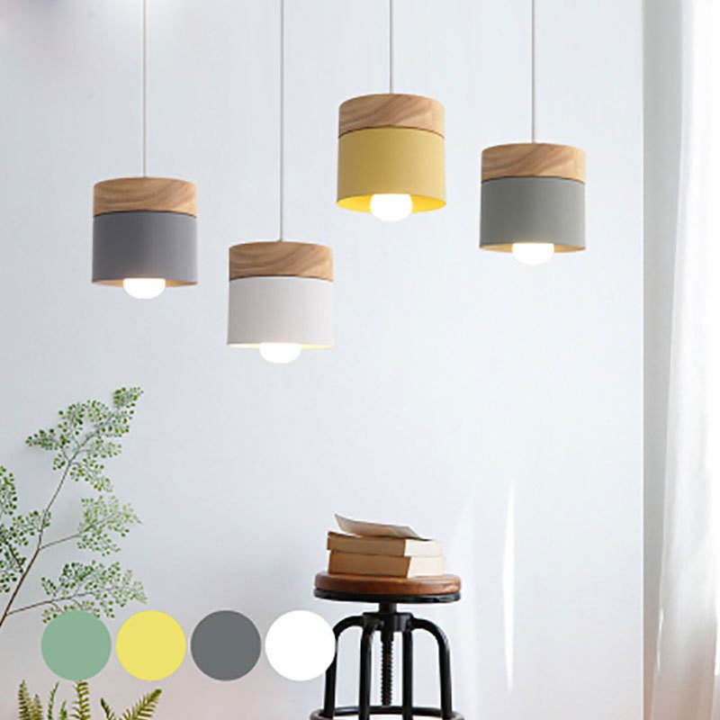1365522609624.jpg Suspension Scandinave en Bois et Métal Bicolore