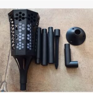 Torche Solaire Extérieure LED avec Effet Flamme Dansante