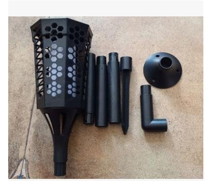 Torche Solaire Extérieure LED avec Effet Flamme Dansante