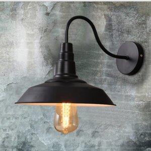 1570719391487.jpg Applique Murale Noire Mate Courbe en Fer