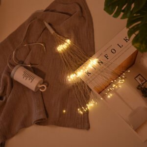 Suspension Spectaculaire Métallique Stellaire Noire