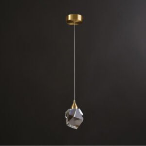 Suspension Cristal Luxueuse Reflets Modernes