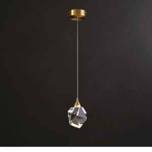 Suspension Cristal Luxueuse Reflets Modernes