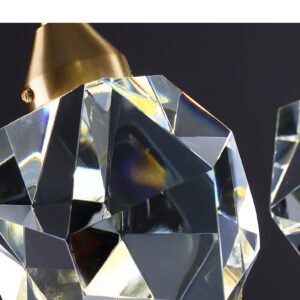 Suspension Cristal Luxueuse Reflets Modernes