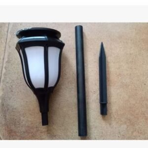 Torche Solaire Extérieure LED avec Effet Flamme Dansante