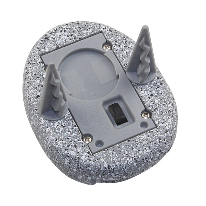 Borne Luminieuse Effet Galet Élégant Extérieur