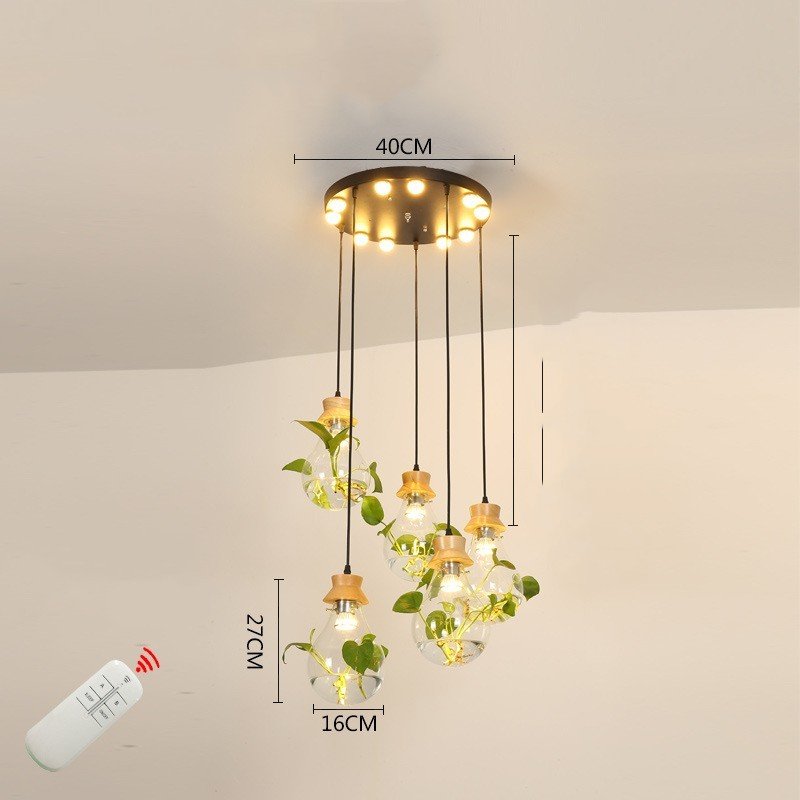 213d7064-0303-4a12-ba67-6994b98eaa41.jpg Suspension en Verre avec Base en Bois Clair et Câble Contrastant