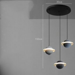 29c4b087-5a68-47ca-8b6d-abb0067dc370.jpg Suspension Saturne Rouge en Pierre Mouchetée