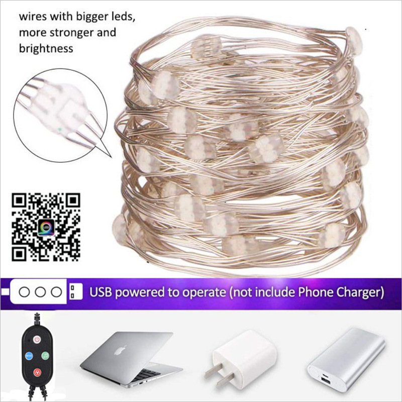 Guirlande LED Effets Arc-en-Ciel avec Télécommande