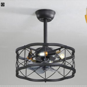 3ce43166-a017-4199-99a9-aa9ecdaef493.jpg Suspension Cage Géométrique en Métal Noir et Argent