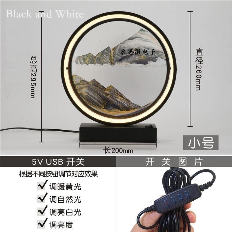 Lampe Table Quicksand - Design Circulaire Épuré