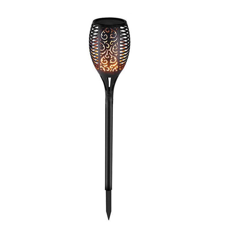Torche Solaire Extérieure LED avec Effet Flamme Dansante