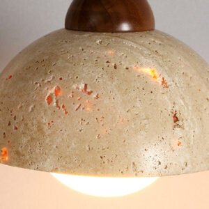 Suspension Céramique Biseautée Élégance Nordique