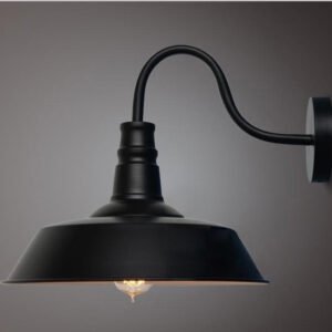 777147763695.jpg Applique Murale Noire Mate Courbe en Fer