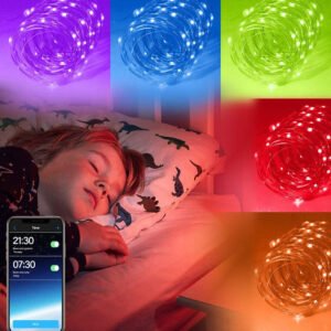 Guirlande LED Effets Arc-en-Ciel avec Télécommande