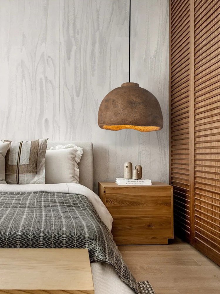 Lustre Japonais en Résine Forme Poisson Béton