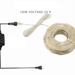 Guirlande LED Cuir Intemporelle à Reflets Festifs