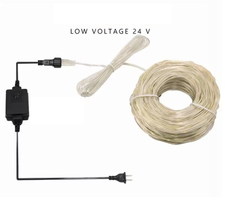 Guirlande LED Cuir Intemporelle à Reflets Festifs