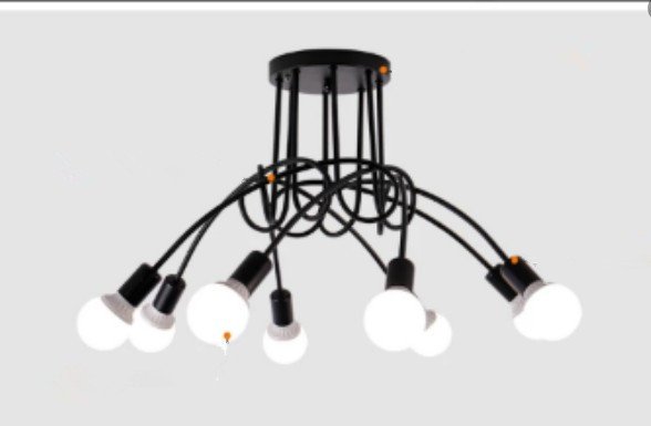 Suspension métal noir Arts Asymétriques