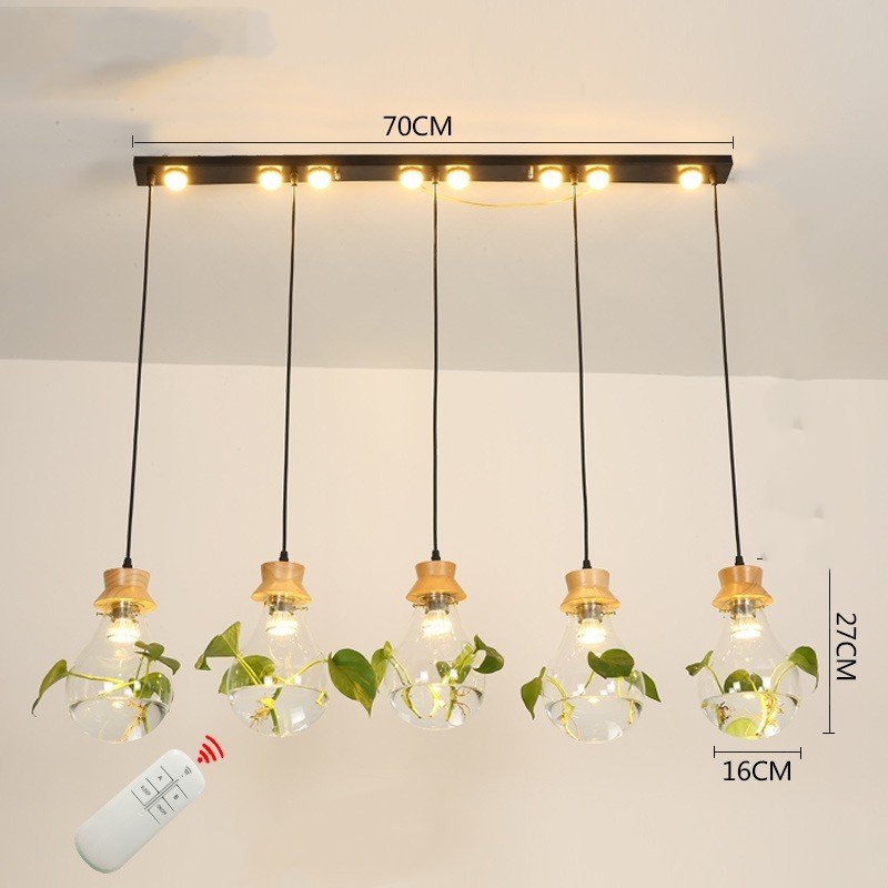 b4b374e5-5bcb-4ec6-b57a-3c7c03c53979.jpg Suspension en Verre avec Base en Bois Clair et Câble Contrastant