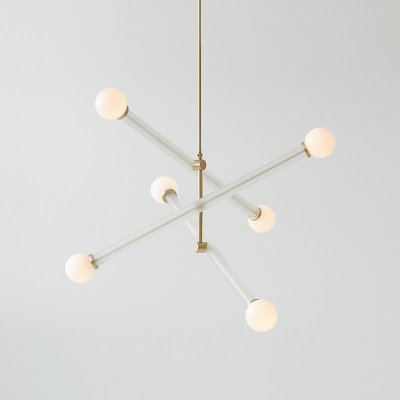 Suspension Géométrique en Verre Chromé de Smart Fox Innovation