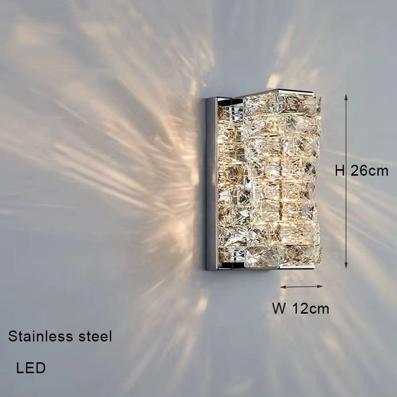 Lustre Cercle en Cristal Facetté Éclat Chromé