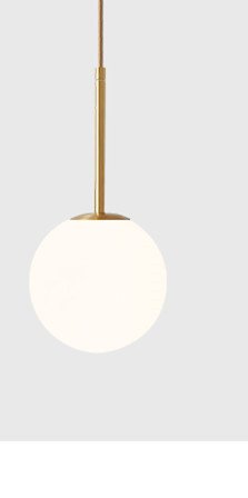 Suspension en Verre Dépoli Blanc Ligne Longue et Géométrique