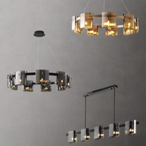 fb27606a-24ef-4f94-9ea1-8c374a871b7a.jpg Lustre en Verre Fumé Épuré Style Industriel