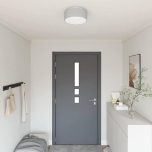 ff4d89bd-b199-4f39-9b6c-4d2784ac3273.jpg Plafonnier Cylindrique en Tissu Gris